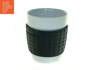 Keramisk rejsekrus med silikone hylster fra Moccamaster (str. 10,5 cm. 9 cm i diameter)