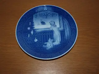 Royal Copenhagen juleplatte fra 1982