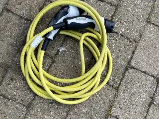 Ladekabel til Elbil type 2  Mennekes 1-faset 6 m