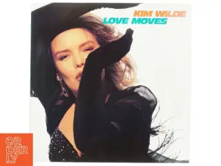 Lp plade kim wilde love moves fra Mca Records (str. 31 x 31 cm)