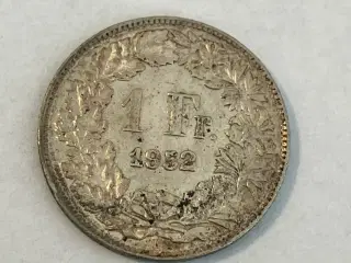 1 Franc Switzerland 1952
