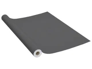 Selvklæbende folie til møbler 500x90 cm PVC grå