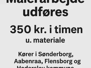 Arbejdskraft tilbydes: Maleropgaver udføres hurtig