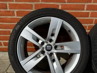 Seat Leon original fælge med sommerdæk