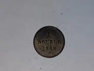 1 Double 1889 Guernsey