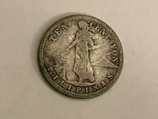 Ten Centavos Philippines 1917