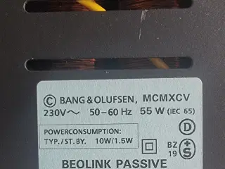 BEOLINK TYPE 1656 MCMXCV (55W)