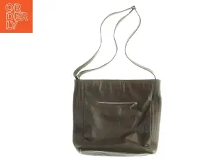 Mørkebrun shopper fra Re Designed (str. Niogtredve x 35 x 10 cm)