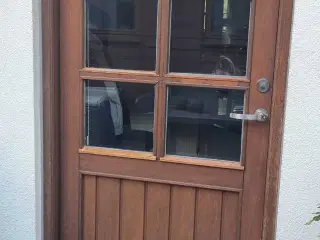 Mahogni hoveddør