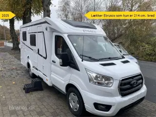 2025 - Etrusco V 6.6 SF   Lækker Autocamper som kun er 214 cm bred fra Hinshøj Caravan.