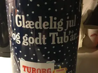 Tuborg - Dåse med glædelig jul og godt Tub’år