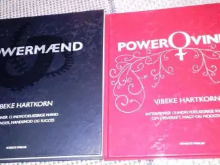 2 Bøger. Powermænd + Powerkvinder Boxsæt