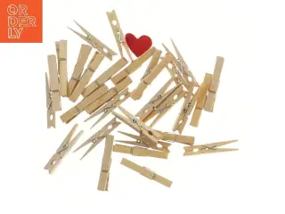 Træ tøjklemmer (str. 7,5 cm)