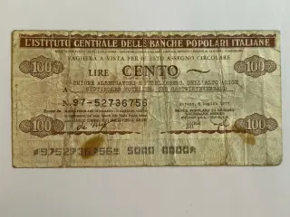 100 Lire Cento - Bad condition
