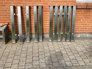 Rustfri stål stolper 