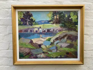 Nis Stougaard maleri 