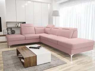 OSLO HJØRNESOFA 295x220 Nuancer af pink VENSTRE