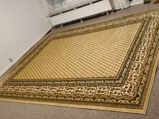 Orientalsk Lotos MIR Tæppe – 240 x 340 cm – Beige