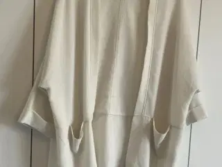 Hvid oversize cardigan