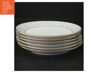 Sæt af 6 kagetallerkener Koh-I-Noor fra Knigl. pr. Tettau (str. 6 styk. ø. 16 cm)