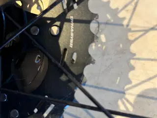 MTB baghjul med 11 speed og hometrainer dæk