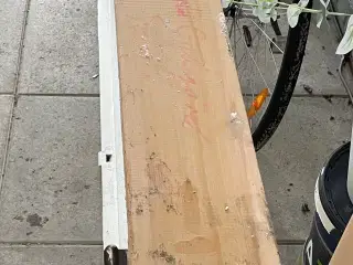 Dør indvendig med glas 88x 205cm karmmål