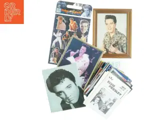 Elvis Presley samling (str. Brun ramme 28 x 22 cm)
