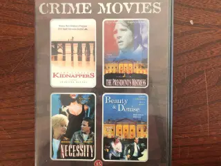 Crime Movies, 4 krimifilm på 2 DVDer