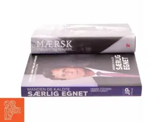 2 bøger fra Mærsk omhandlende Dynastiet Mærsk og Særlig Egnet