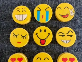 Viskelædere - smileys til blyanter 