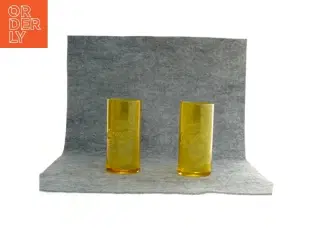 Coca-Cola glas fra Coca-Cola (str. Længde, 14 cm. ø. 6,5 cm)