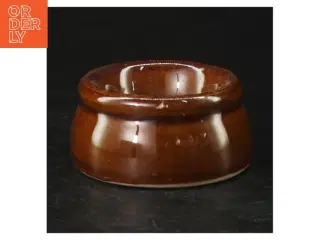 Keramisk holder til fx fyrfadslys (str. Ø 8 cm)