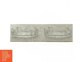 krystal skål, der kan deles i 2 (str. 10 cm)