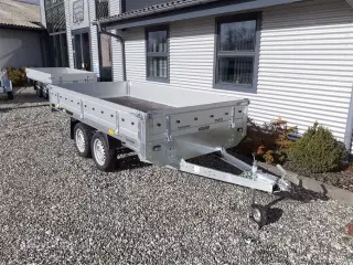 0 - Martz Transporter 300/2 Alu 750 kg   Stor ALU boggie trailer til Skarp pris