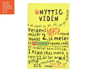 Unyttig Viden af Ukendt (Bog)