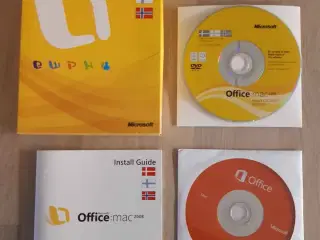 Microsoft Office 2008 + 2016 til Mac, Kontorpakke