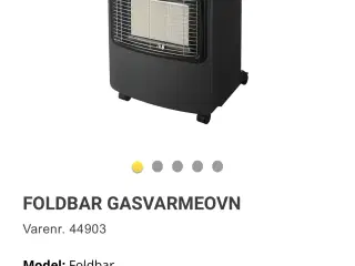 Foldbar gasvarmeovn 