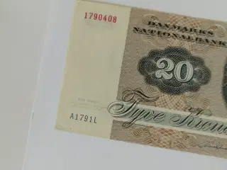 Tyve Kroner. 1979.Den med 2 gråspurve 