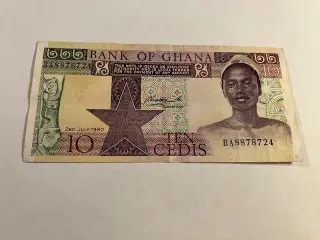 10 Cedis 1980 Ghana