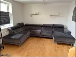 Dejlig velour sofa