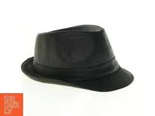 Mørkebrun trilby hat