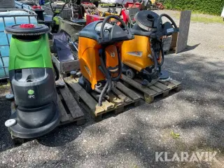 Gulvvaskemakiner TASKI,GANSOW