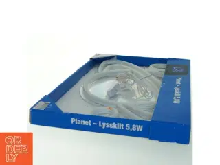 Planet lysskilt fra Harald Nyborg (str. 28x44 cm)