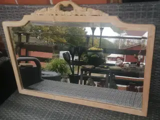 FLOT GAMMELT AFSYRET EGETRÆS SPEJL