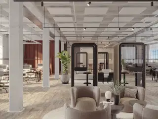 Imponerende lokaler med wauw-effekt to minutter fra metro og S-tog