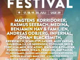 Samsø Festival 2024 - 17, 18, 19 & 20 Juli