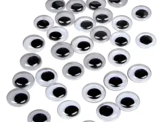 Rulleøjne, uden klæb, diam. 10 mm, 1000stk./ 1 pk.