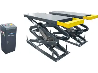 Bulldog Lifters PMS-630BI 3.5 Ton hydraulisk sakse lift til nedbygning i gulv - Løfter i 2 meters højde