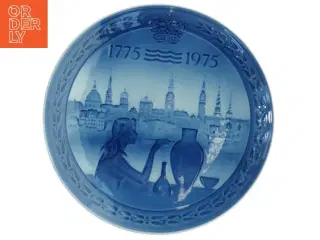 Royal Copenhagen Jubilæumsplatte fra Royal Copenhagen (str. Diameter 18 cm)