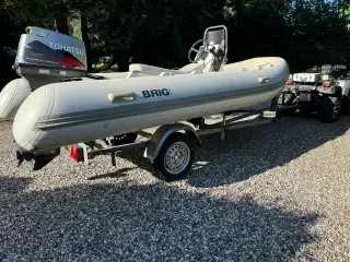 Brig F450 m. 50hk tohatsu og trailer